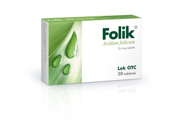Folik 0.4mg, 30 tabletek