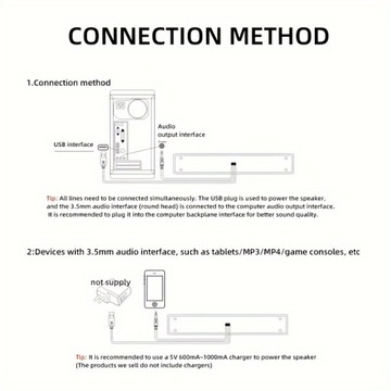 Светодиодная звуковая панель AuraWave — четкий звук, динамическая подсветка, питание от USB —