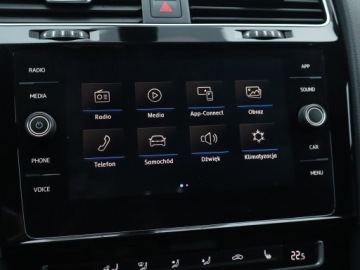 Volkswagen Golf VII Hatchback 3d Facelifting 1.5 TSI BMT 130KM 2018 VW Golf 1.5 TSI, Salon Polska, Klima, Klimatronic, zdjęcie 11