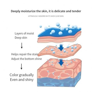 Nikotynamid wybielający krem do piegów usuń Melasma nawilżający