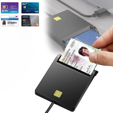 USB-кардридер для смарт-карт, SIM-карт и удостоверений личности