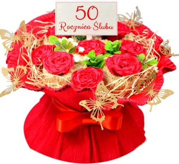 Букет полотенец Подарок на 50-летие свадьбы 25 30 35 40 60