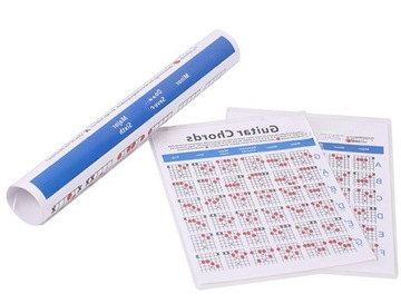 ТАБЛИЦА АККОРДОВ ДЛЯ ГИТАРЫ НАСТЕННЫЙ ПЛАКАТ