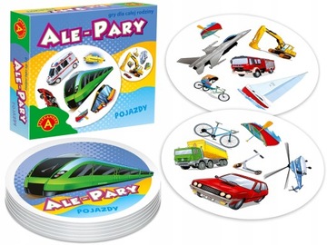 ALEXANDER Karciana Gra ALE PARY POJAZDY Karty 2228 rodzinna logiczna