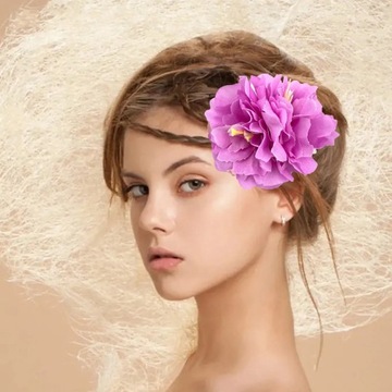 Spring And Summer Sun Flower Hairpin Simulation Cloth Art Sunflower