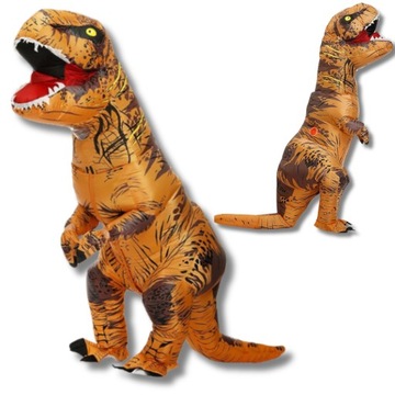 STRÓJ NA HALLOWEEN DINOZAURA DLA DOROSŁYCH KOSTIUM NA IMPREZĘ