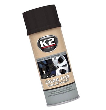 COLOR FLEX RUBBER SPRAY БЛЕСК ЧЕРНЫЙ ДЛЯ ВРЕМЕННЫХ НАНЕСЕНИЙ