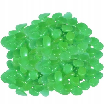 Kamienie kamyki świecące fluorescencyjne 100szt