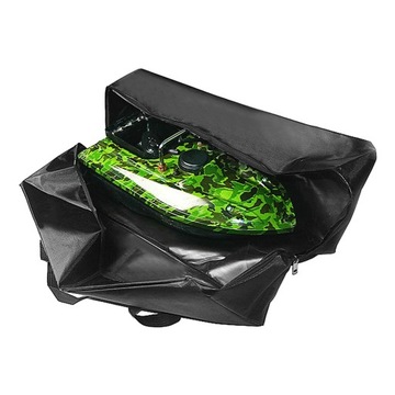 Сумка для транспортировки рыбацкой лодки Водонепроницаемая сумка для хранения рыбацкой лодки, черная