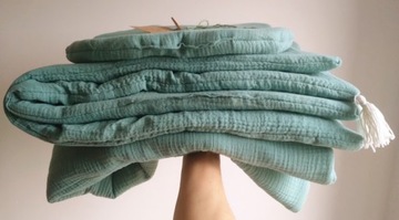 pościel MIŚ muślin organic z wypełnieniem 100x135