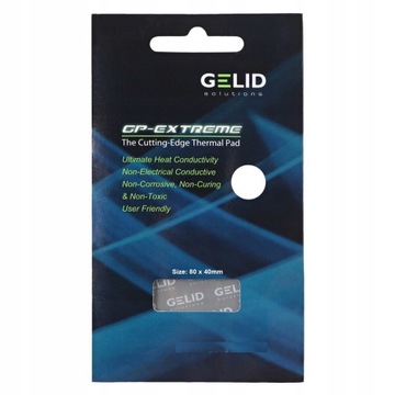 Gelid TP-GP01-F Extreme termopad thermalpad 12 W/mK 80x40x2,5 mm