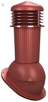 ВЕНТИЛЯЦИОННЫЙ КАМИН ИЗ ЧЕРЕПКИ И ЖИСТОВОГО МЕТАЛЛА, диаметр 125 мм