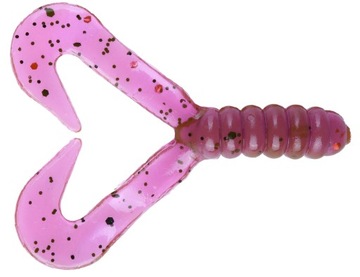 Guma na pstrąga, twister Manns Twin 4,2cm Kol: EV
