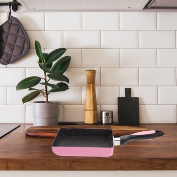 АЛЮМИНИЕВАЯ СКОВОРОДА, КВАДРАТНАЯ, СКОВОРОДА С АНТИПРИГАРНЫМ ПОКРЫТИЕМ, Сковорода для омлета