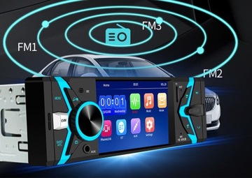 Автомобильный радиоприемник 1 DIN РАДИО FM MP3 MP4 MP5 AUX USB ЖК-ДИСПЛЕЙ BT