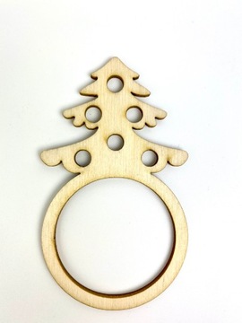 Набор колец для салфеток, 6 деревянных КОЛЬЦЕВ.