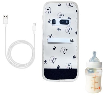 Портативный подогреватель ЖК-дисплея для БУТЫЛОК, баночек с ЕДОЙ, кабель USB + Type C