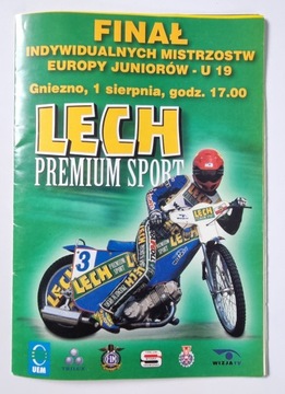 PROGRAM FINAŁ IND. MISTRZOSTW EUROPY JUNIOR. 2001