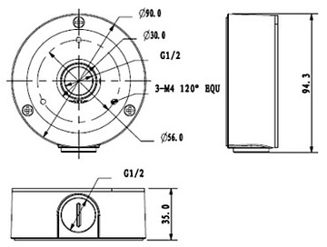 КРОНШТЕЙН КАМЕРЫ PFA134 DAHUA