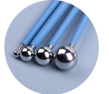 Набор из 4 силиконовых палочек, шариков для затирки, силиконовых палочек