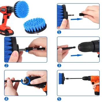 ЩЕТКИ ДЛЯ ОЧИСТКИ ДЛЯ ДРЕЛ И ОТВЕРТОК 5 ШТ.