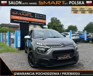 Citroen C3 III Hatchback Facelifting 1.2 PureTech 83KM 2021 Citroen C3 Bezwypadkowy/Samochód po serwisie LEDY