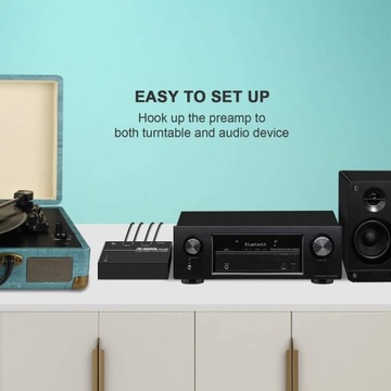 PP400 Phono предусилитель, усилитель сигнала для вертушек