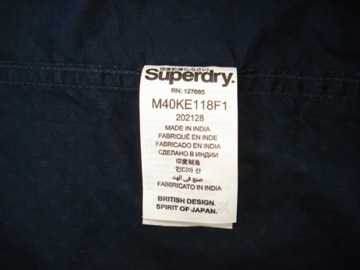 SUPERDRY SLIM Logowana Koszula JAPAN STYLE r L