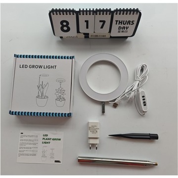 ЛАМПА ДЛЯ РОСТА РАСТЕНИЙ 72LED USB ТАЙМЕР БЕЛАЯ НОВАЯ