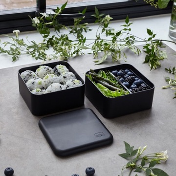 LUNCHBOX CZARNY BENTO Square Monbento