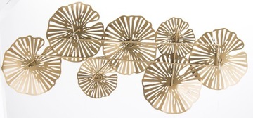 ЗОЛОТО-СЕРЕБРЯНОЕ МЕТАЛЛИЧЕСКОЕ УКРАШЕНИЕ НА СТЕНУ