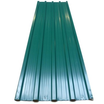 Blacha Trapezowa ocynkowana blacha na dach trapez 12 szt. 129x45cm zielony