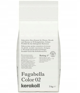KERAKOLL FUGABELLA KOLOR COLOR 02 FUGA HYBRYDOWA CEMENTOWO-ŻYWICZNA 3KG