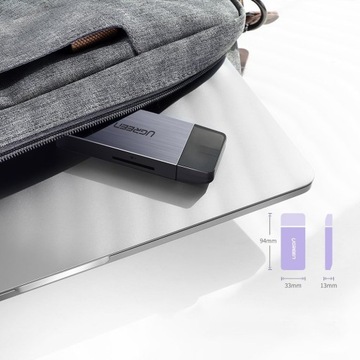 АДАПТЕР UGREEN SD КАРТРИДЕР MICRO SD CF MS НА USB ПЕРЕДАЧА ДО 5 Гбит/с