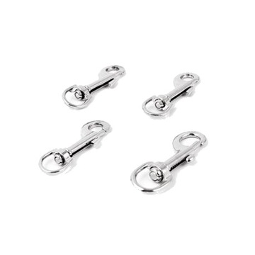 KARABIŃCZYK DO KLUCZY, SMYCZY NIKLOWANY C 80mm