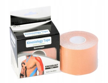 TAŚMA DO CIAŁA SPORTOWA KINEZJOLOGICZNA DO TAPINGU 5m/5cm