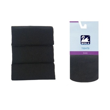 Wola BASIC bawełniane rajstopy, BLACK G95, 80-86
