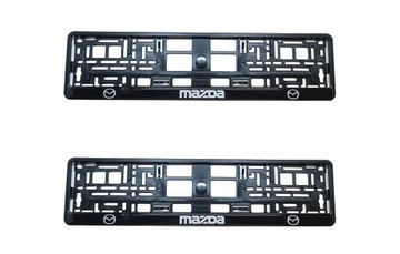 RAMKA POD TABLICĘ REJESTRACYJNĄ MAZDA NAPIS 2 SZT