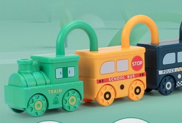 ОБРАЗОВАТЕЛЬНАЯ СЕНСОРНАЯ ИГРА НАВЕСНЫЕ ЗАМКИ МОНТЕССОРИ 6 ШТ.