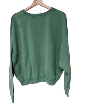 Weekday zielona bluza oversize defekt L