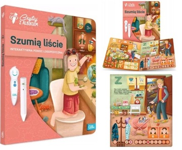 Czytaj Z Albikiem Interaktywna książka Pomoc Logopedyczna SZUMIĄ LIŚCIE