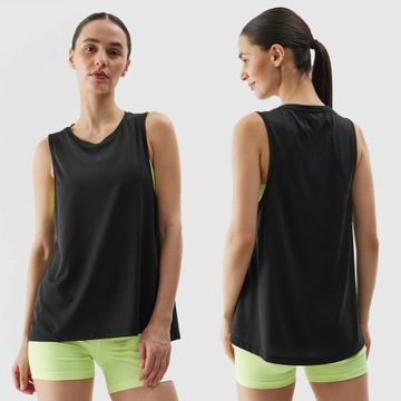4F TOP TRENINGOWY DAMSKI KOSZULKA SPORTOWA SS24