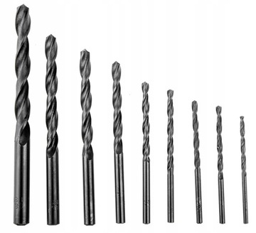 Набор бит, сверл, насадки по металлу, дереву, прочной стали CR-V.