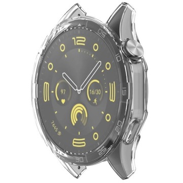 ЗАЩИТНЫЙ ЧЕХОЛ ДЛЯ HUAWEI WATCH GT4 GT 4 46MM, СИЛИКОНОВЫЙ КОРПУС ЭКРАНА