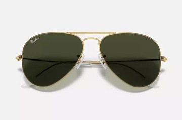 RAY-BAN AVIATOR RB3025 OKULARY PRZECIWSŁONECZNE ZŁOTE