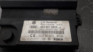 4E0907280A MODUL NAPÍNÁK AUDI A8 D3