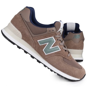 Buty sneakersy męskie sportowe New Balance BROWN
