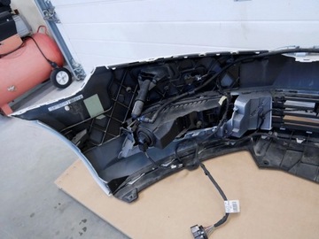NÁRAZNÍK PŘEDNÍ KOMPLETNÍ LC9A 4xPDC OSTŘIKOVAČE HALOGEN PASSAT CC FACELIFT
