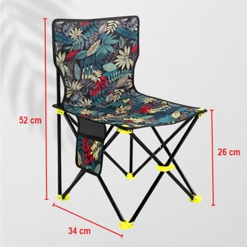 СКЛАДНОЙ СТУЛ ДЛЯ РЫБАЛКИ, ТУРИСТИЧЕСКИЙ, КЕМПИНГ, ПРОЧНЫЙ