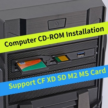 Внутреннее устройство чтения карт ПК USB 3.0 M2 SD MS порт